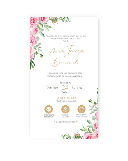 Convite Casamento