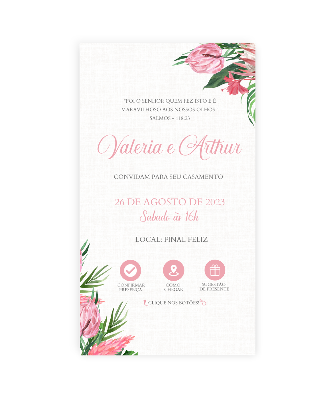 Convite Casamento
