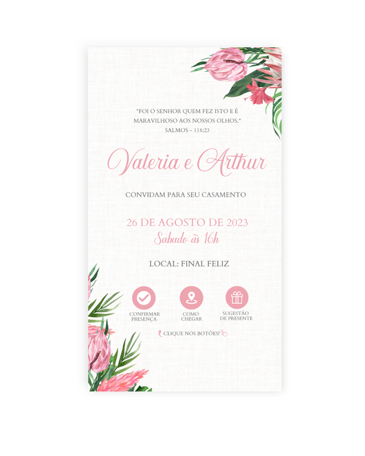 Convite Casamento