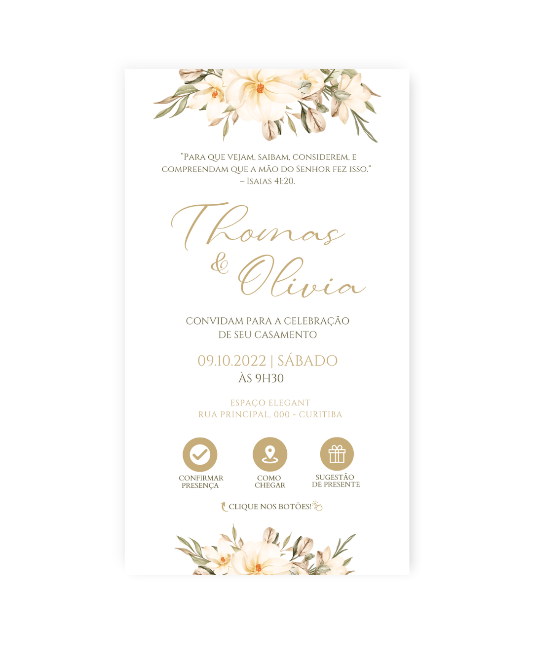Convite Casamento