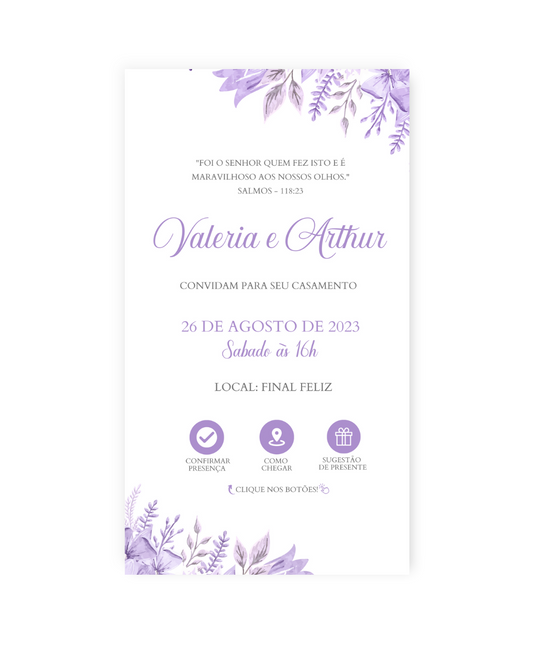 Convite Casamento