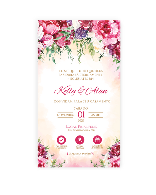 Convite Casamento