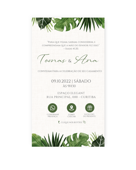 Convite Casamento
