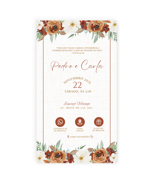 Convite Casamento