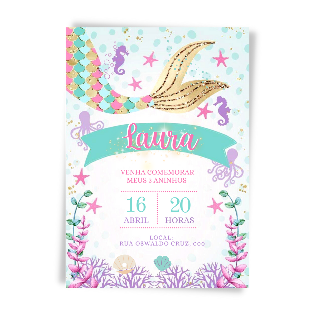 Convite Fundo do Mar