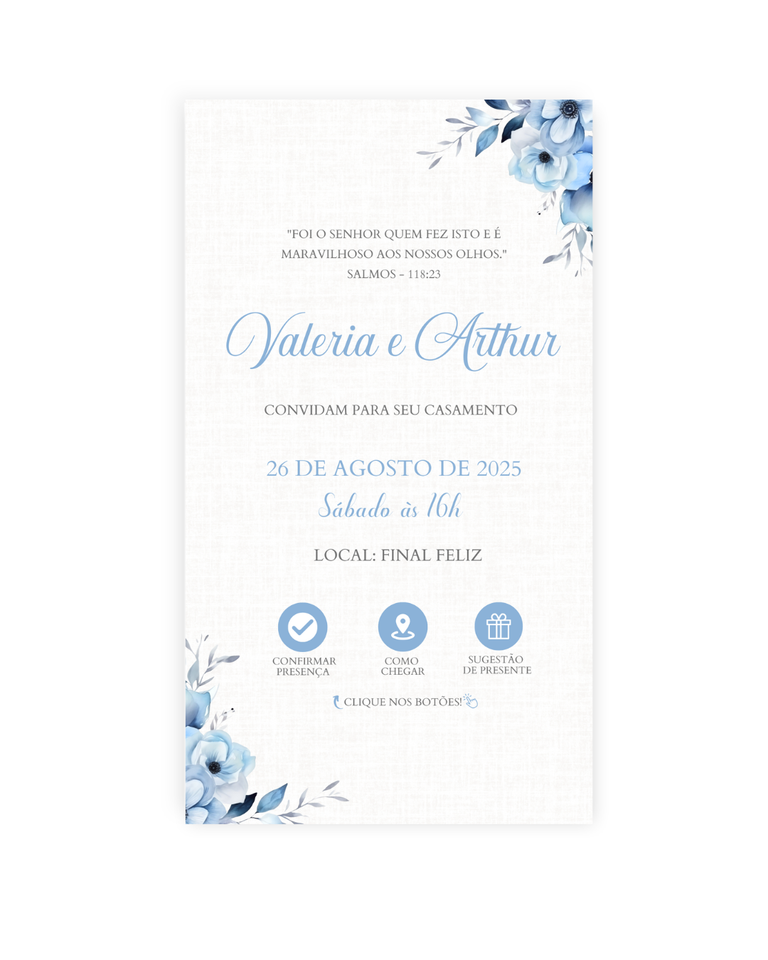 Convite Casamento