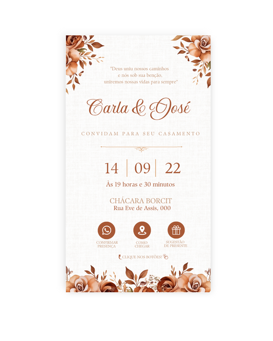 Convite Casamento