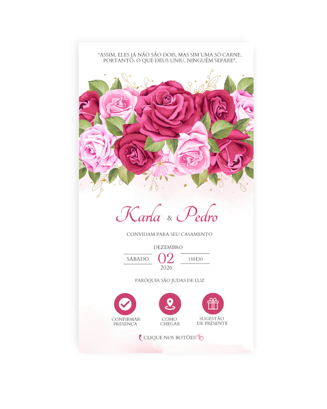 Convite Casamento