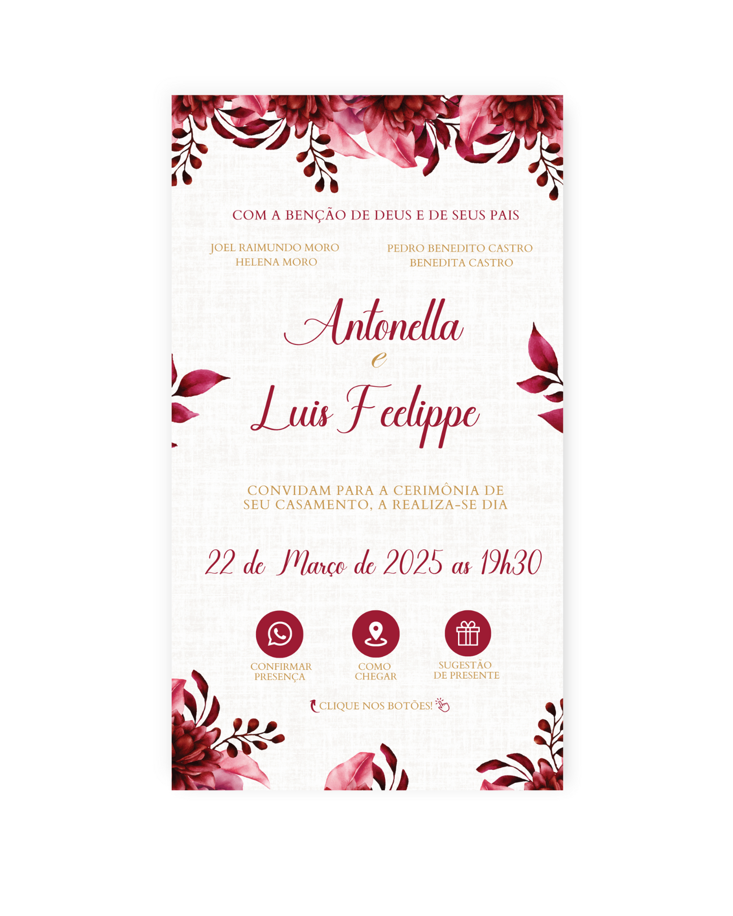 Convite Casamento
