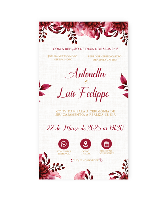 Convite Casamento
