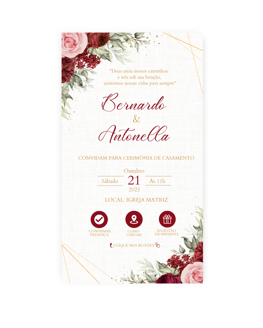 Convite Casamento