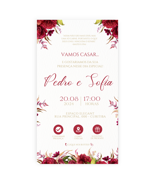 Convite Casamento
