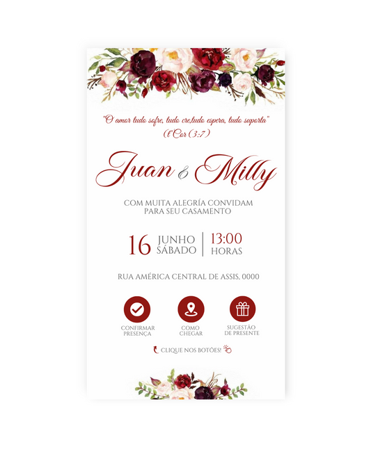 Convite Casamento