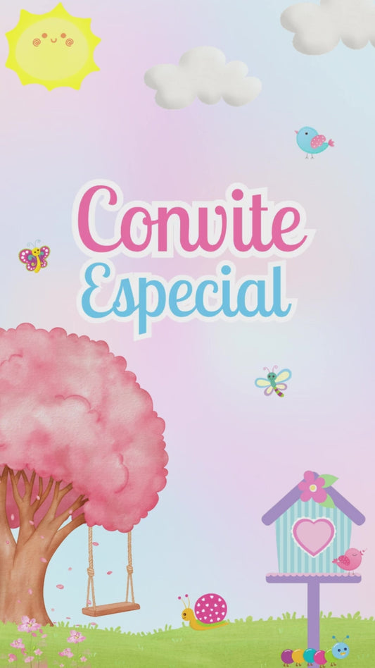 Convite Digital em Vídeo Jardim